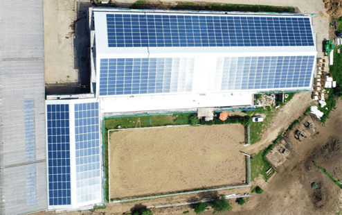 Foto unserer 292 kWp Solaranlage in Mecklenburg-Vorpommern
